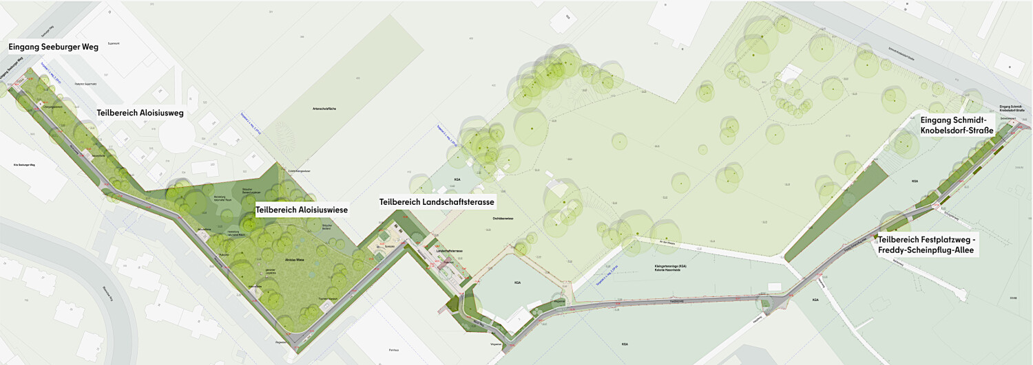 Grüner Ring - Grünzug Egelpfuhlgraben Süd, Planung