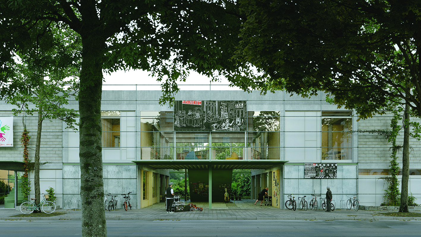 Haus der Jugend Südkreuz - Außen-Perspektive