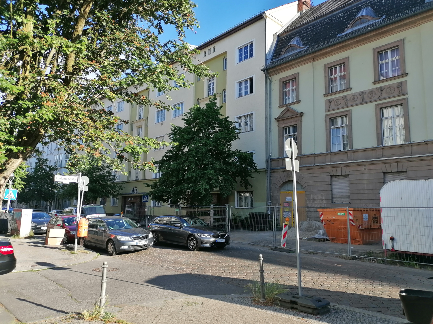 Untersuchungsraum Osloer Straße, Sanierungsbaustelle Carl-Kremer-Grundschule, 11.06.2026