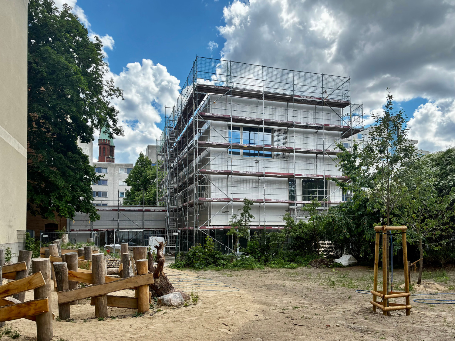 OPZ Baustelle Hofseite