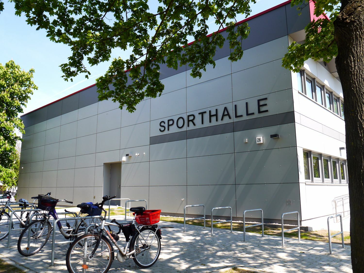 Die sanierte Sporthalle an der Hagenstraße