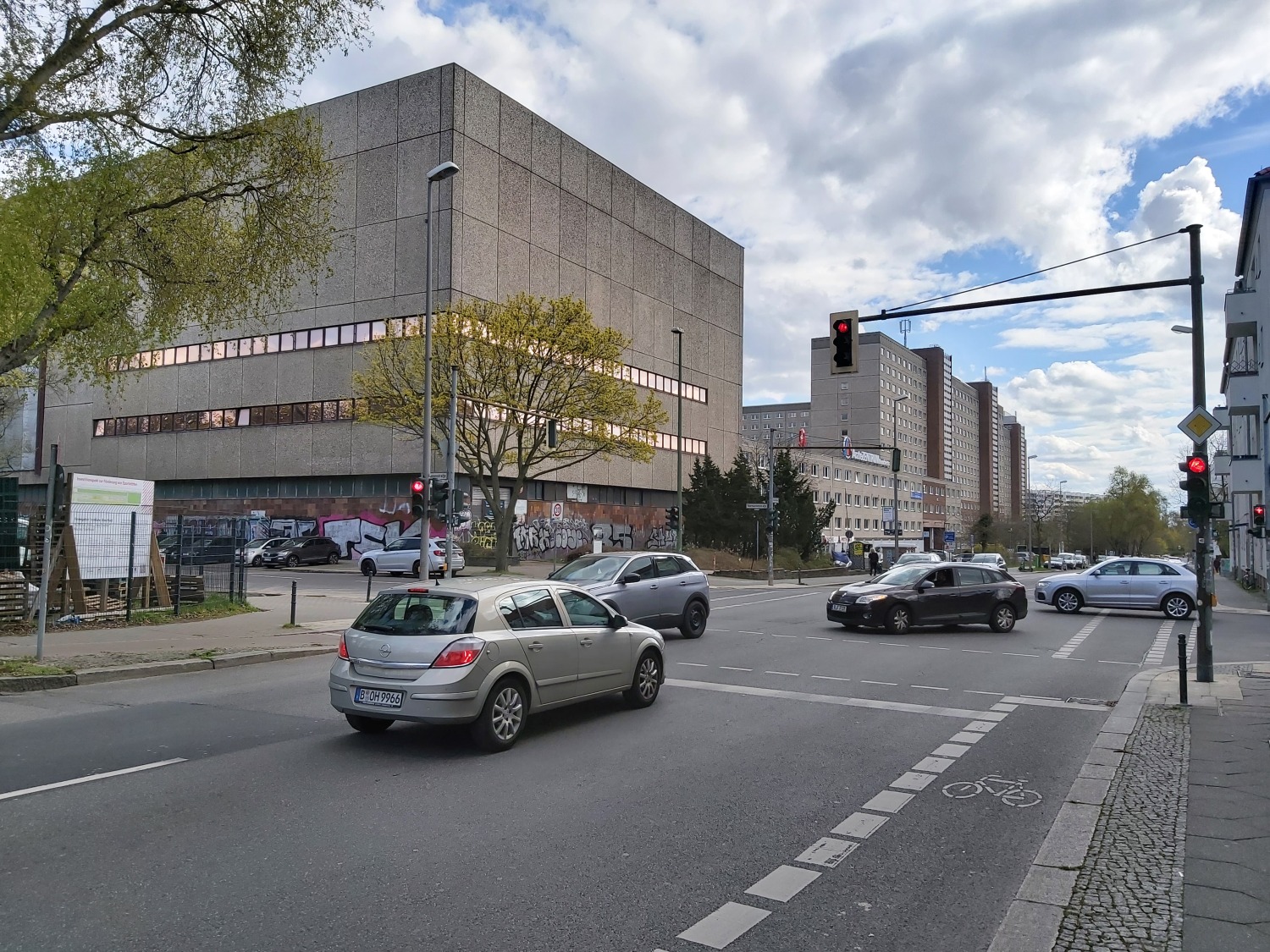 Häuser 18, 17,16 und 15 an der Ruschestraße