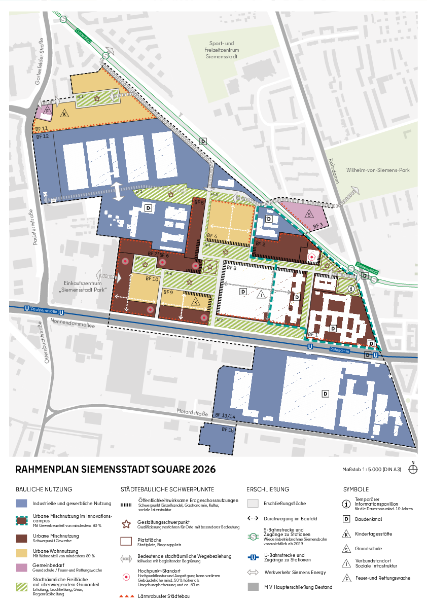 Rahmenplan Siemensstadt Square 2026