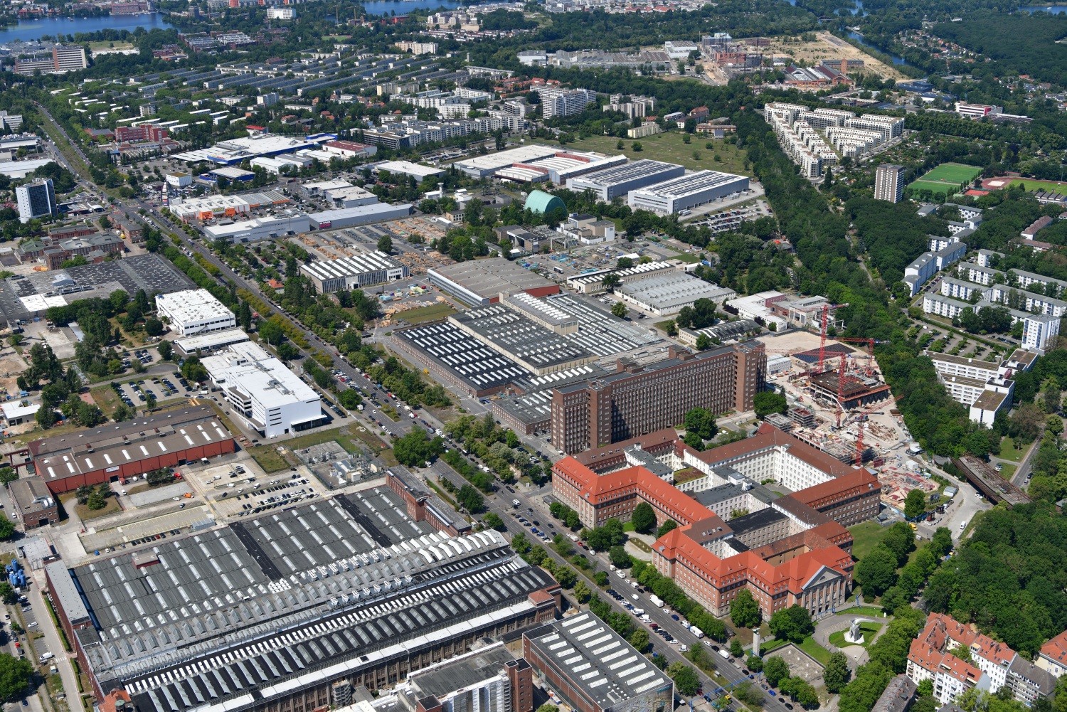 Siemensstadt Square, Schrägluftbild 2025