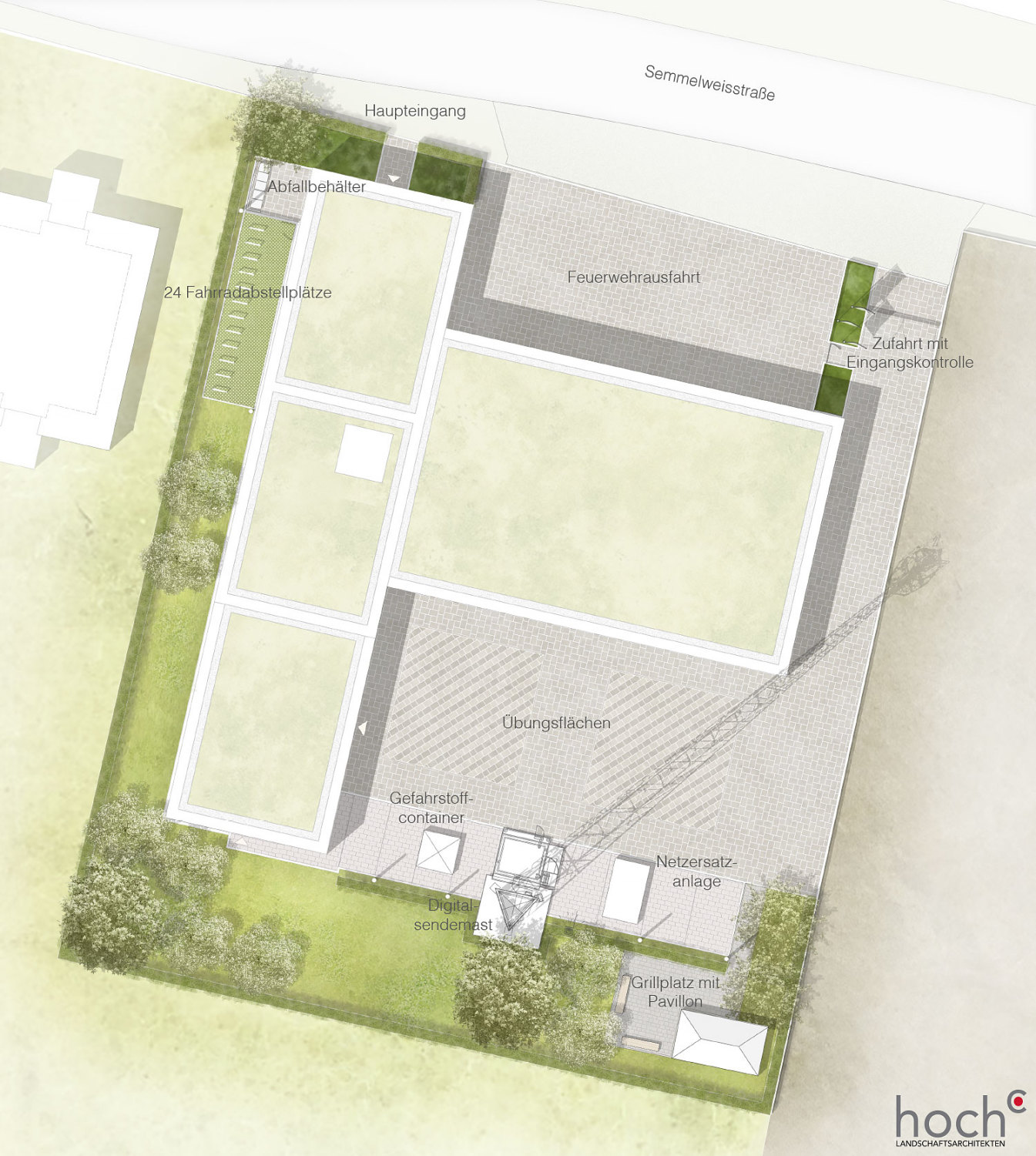 Lageplan Feuerwache Altglienicke