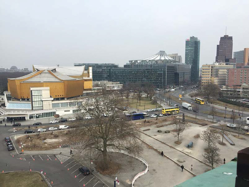 Vor dem Umbau der Freianlagen des Kulturforums