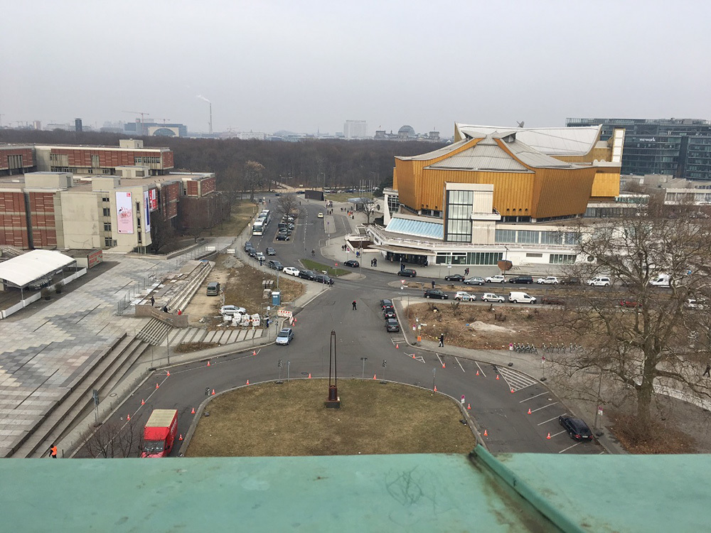 Vor dem Umbau der Freianlagen des Kulturforums