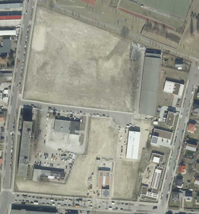 Luftbild Adlershof, Standort der Bodensanierung, Jahr 2017
