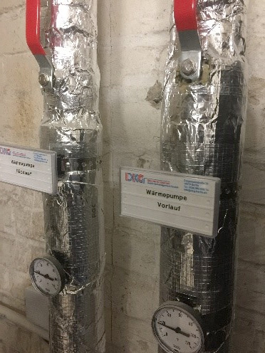 Verteilerleitung Wärmepumpe