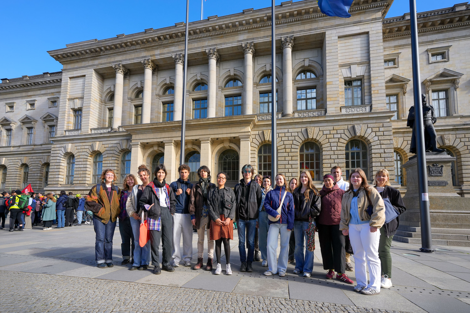 Teilnehmende des FÖJ besuchen am 30.04.2026 das Abgeordnetenhaus von Berlin