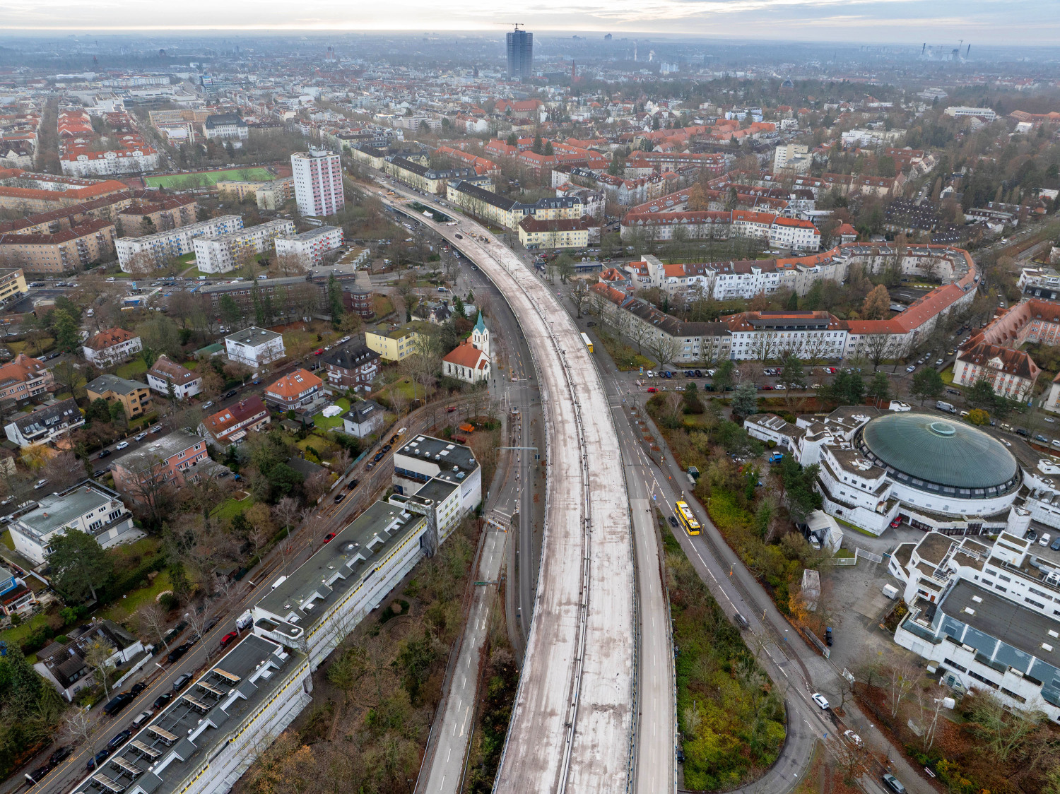 Blick in Richtung Süden – Steglitzer Pinsel, Dezember 2025
