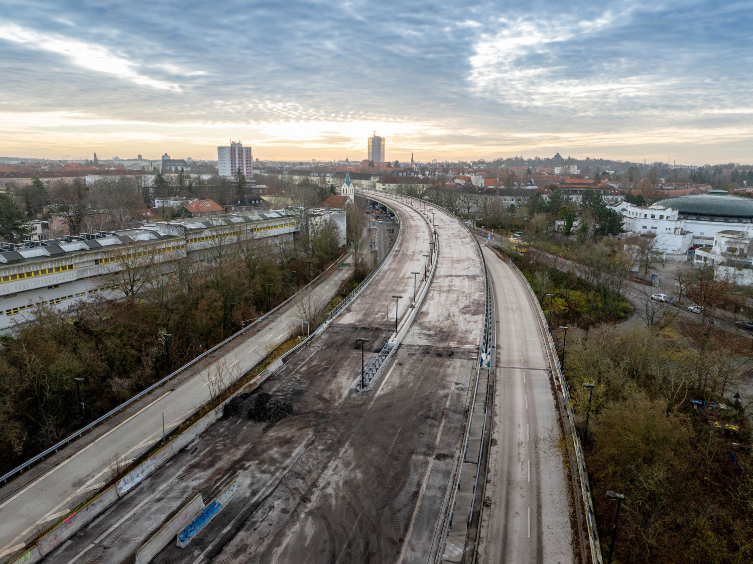 Blick in Richtung Süden – Steglitzer Pinsel, Dezember 2025