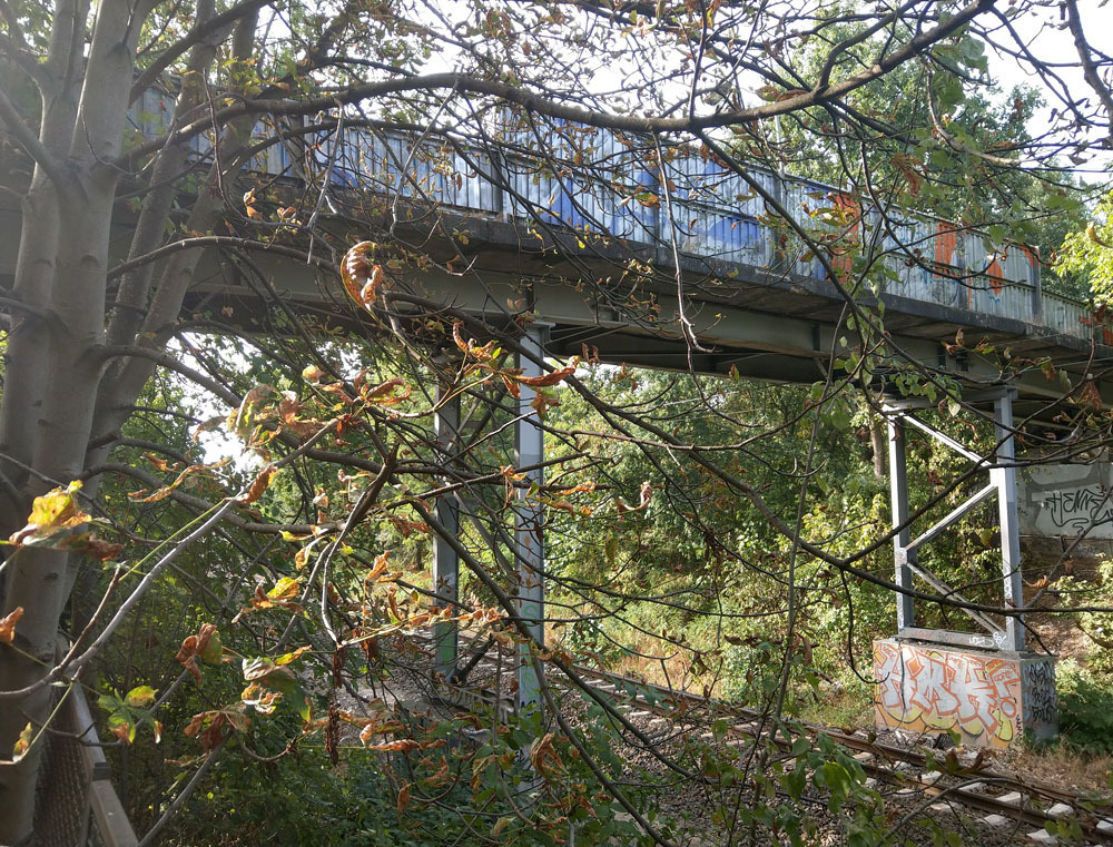 Waldbacher-Weg-Brücke im September 2018