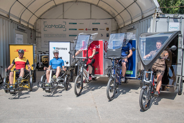 Cargo bikes instead of delivery vans
