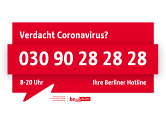 Verdacht Coronavirus Hotline 03090282828