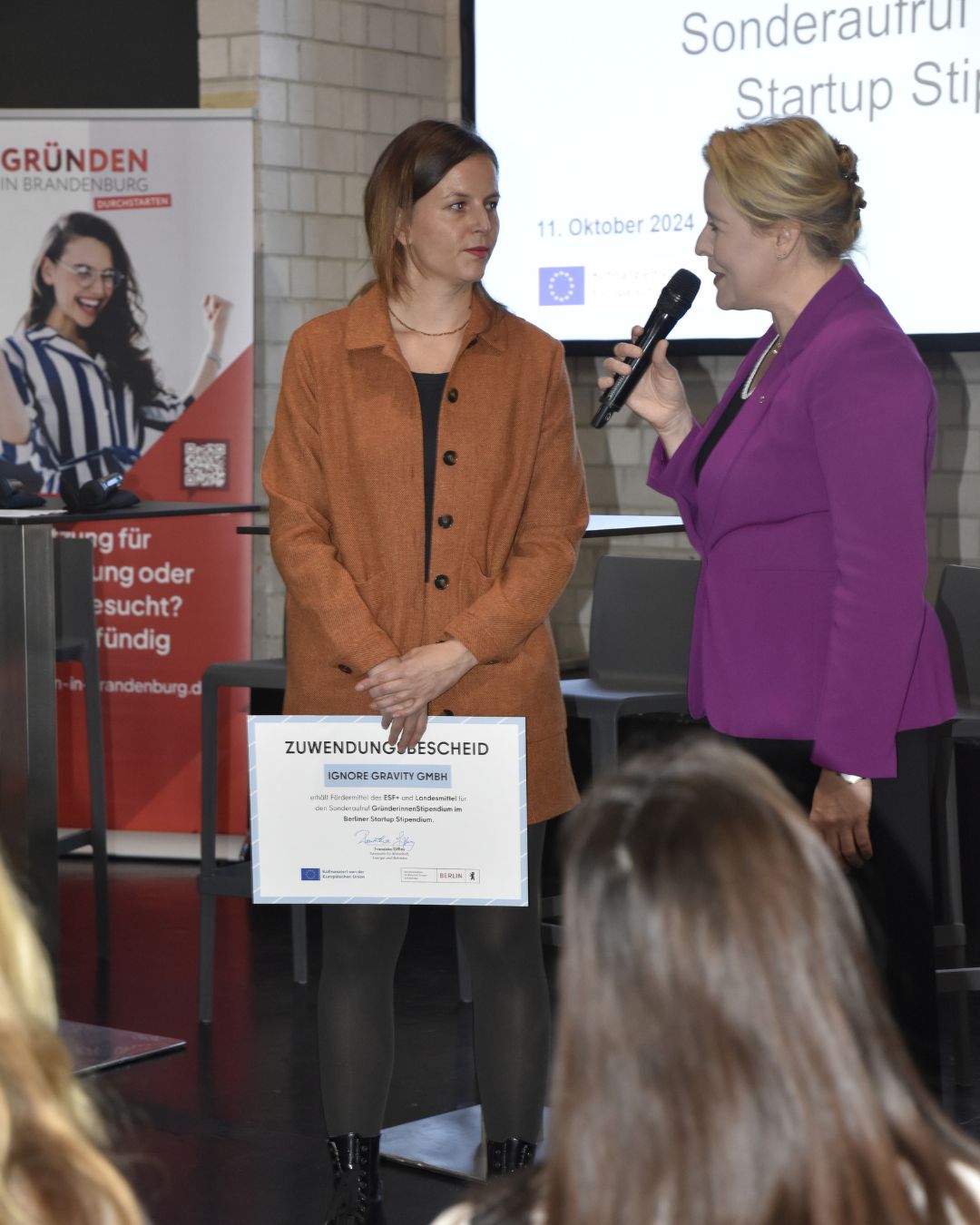 20241011 Termin GründerinnenStipendium