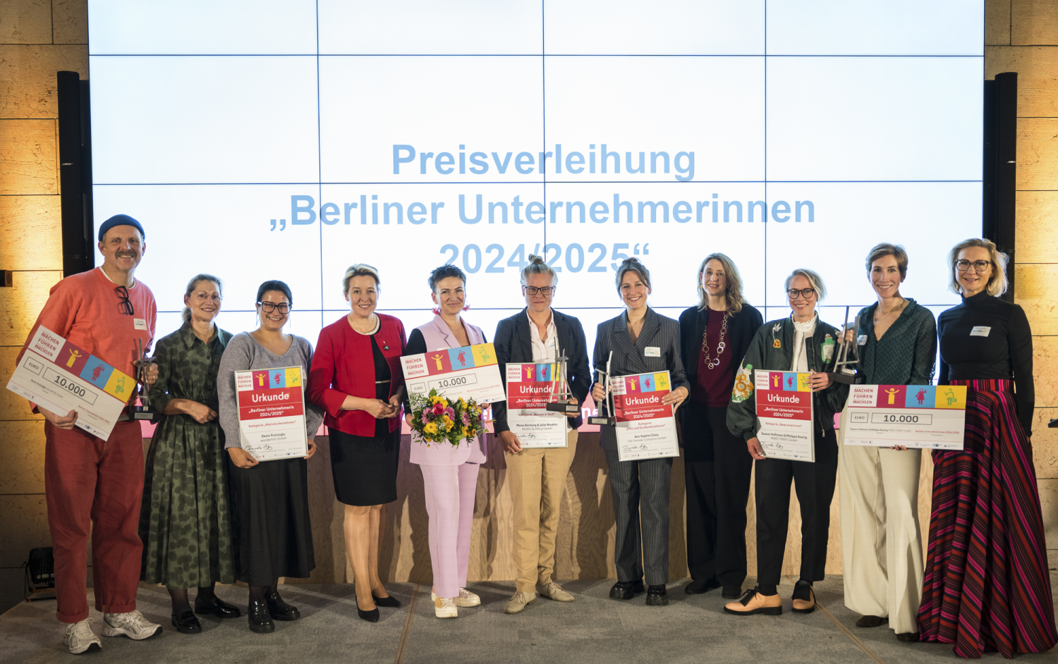 Preisverleihung Berliner Unternehmerinnen 2024/2025