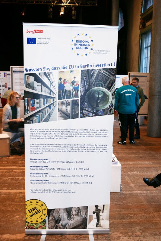 Ein Rollup über die Prioritätsachsen der EFRE-Förderung