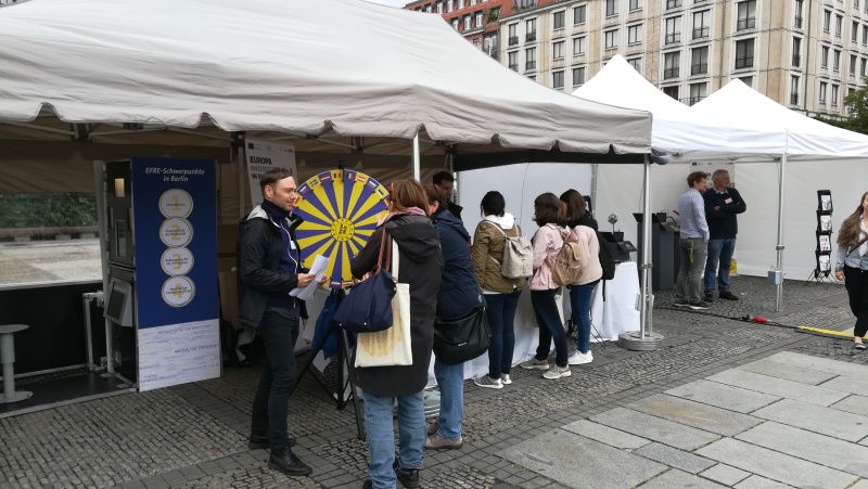 Unser Stand auf dem Gendarmenmarkt