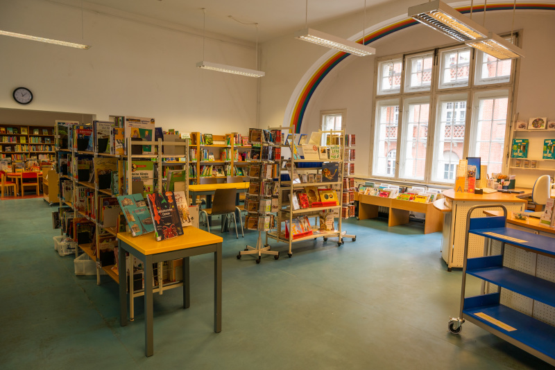 Innenansicht Familienbibliothek Else Ury
