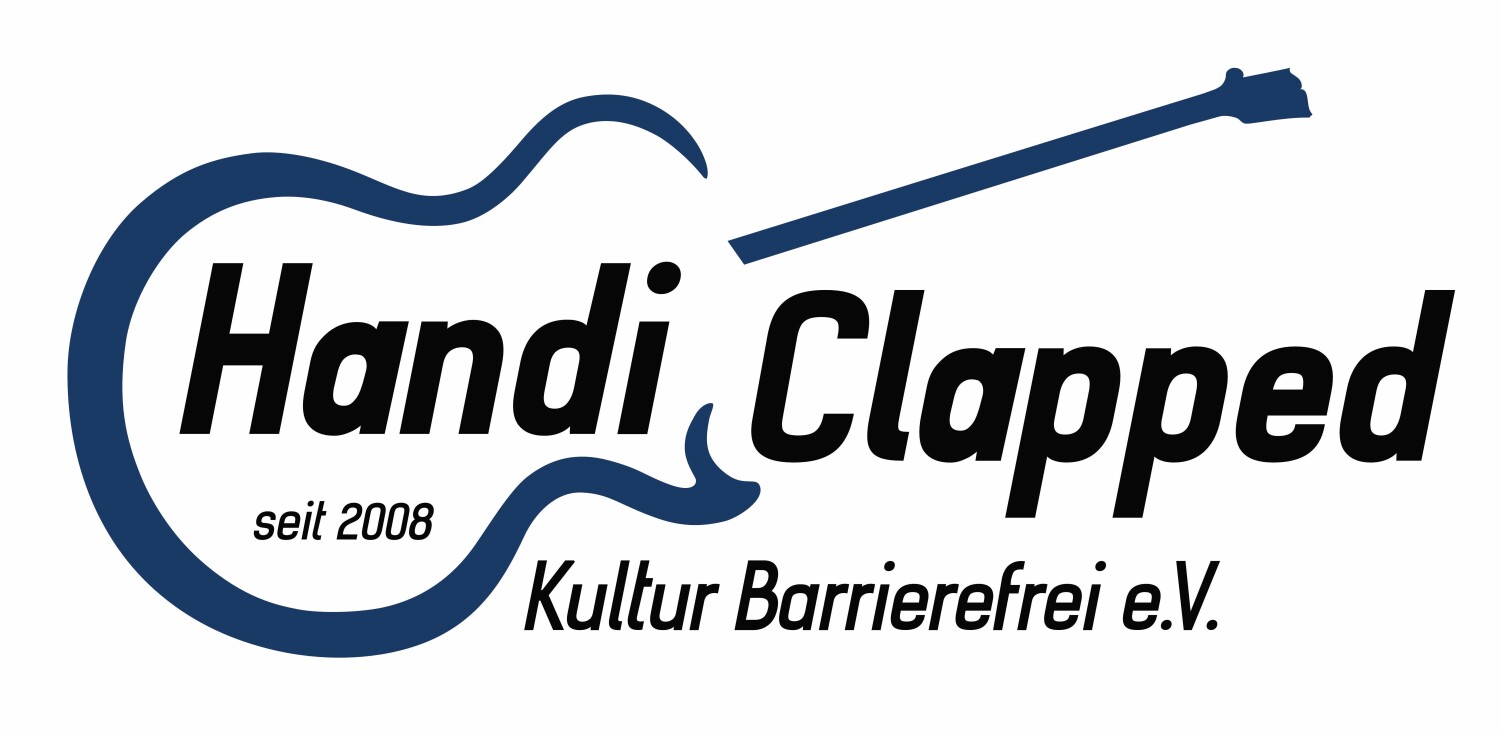 Logo mit Form einer Gitarre und Schriftzug