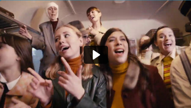 Still aus einem Musikvideo der Band Pauken und Planeten zu dem Song Bling Ding
