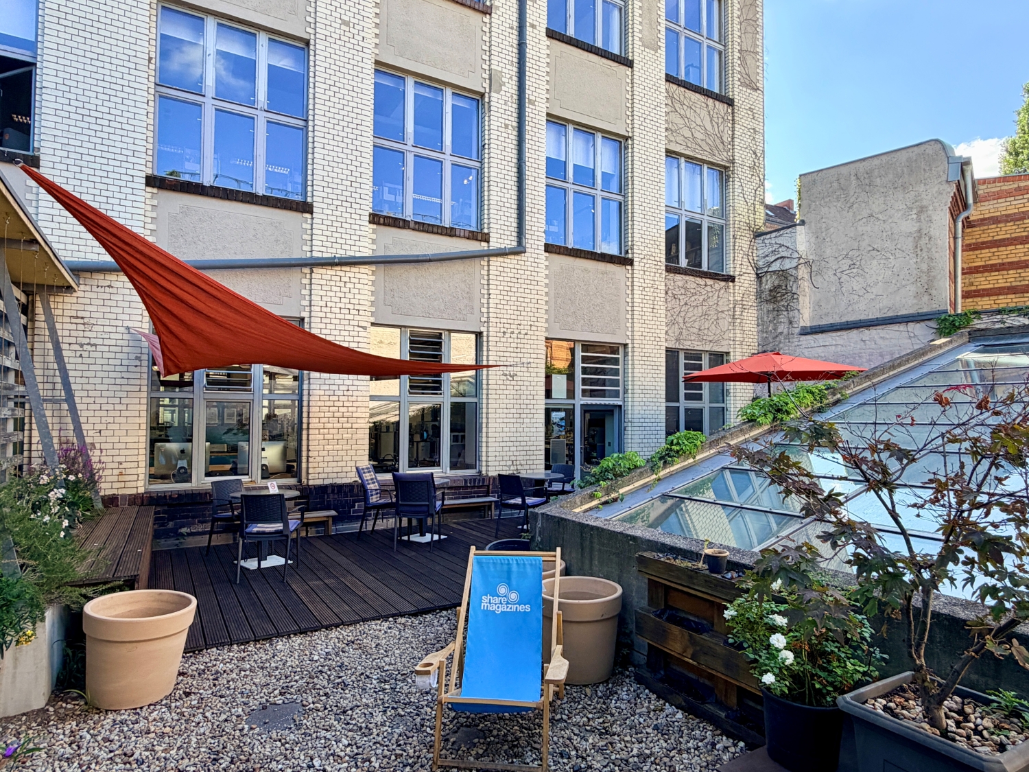 Lesegarten der Phillipp-Schaeffer-Bibliothek