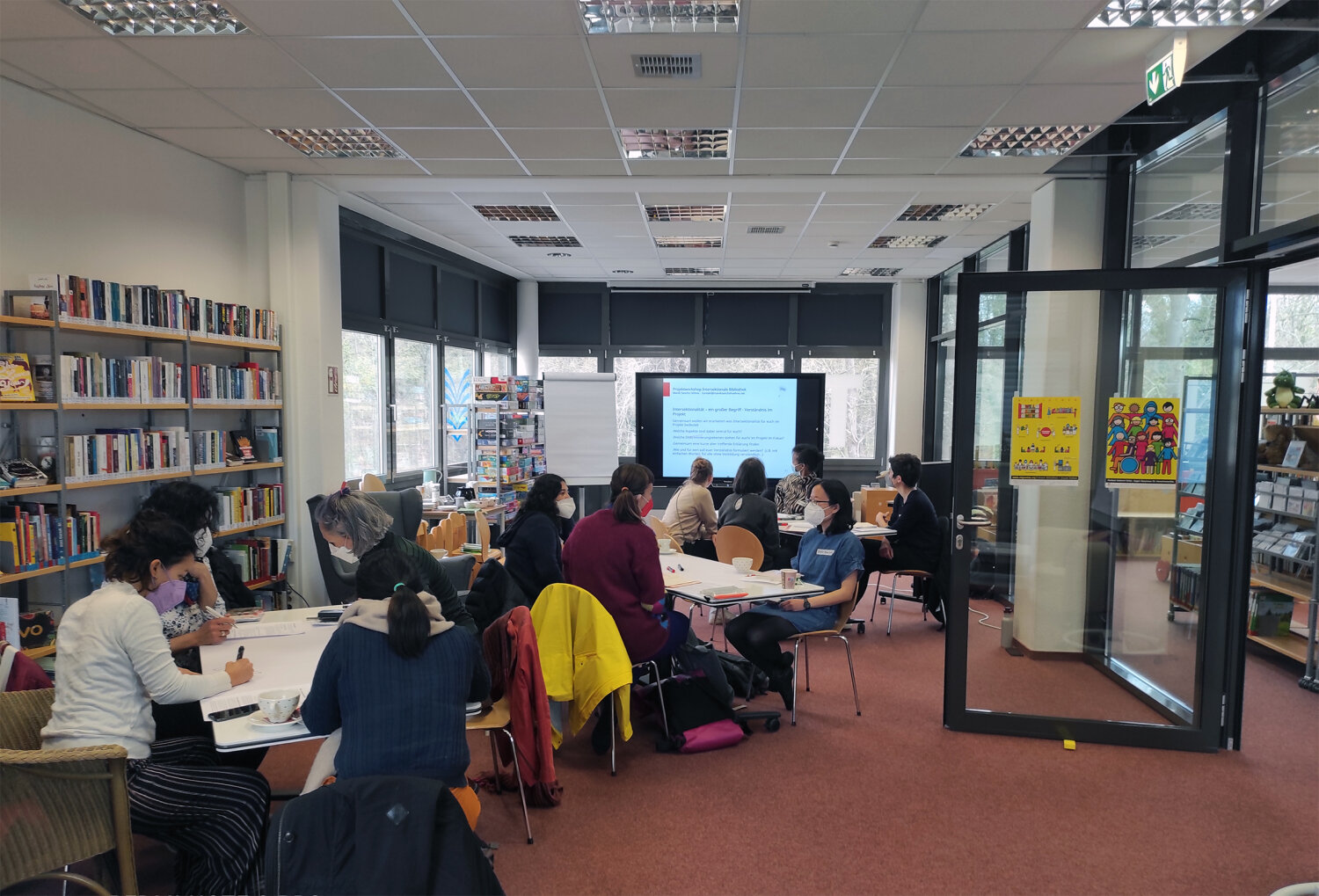 Workshop Intersektional in der Bibliothek in Buch