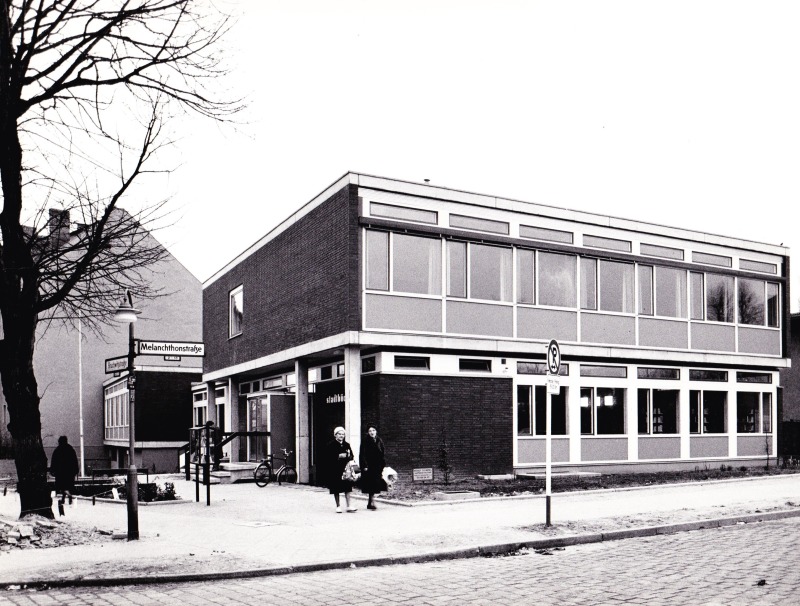 Stadtteilbibliothek Lankwitz, Außenansicht, 1963