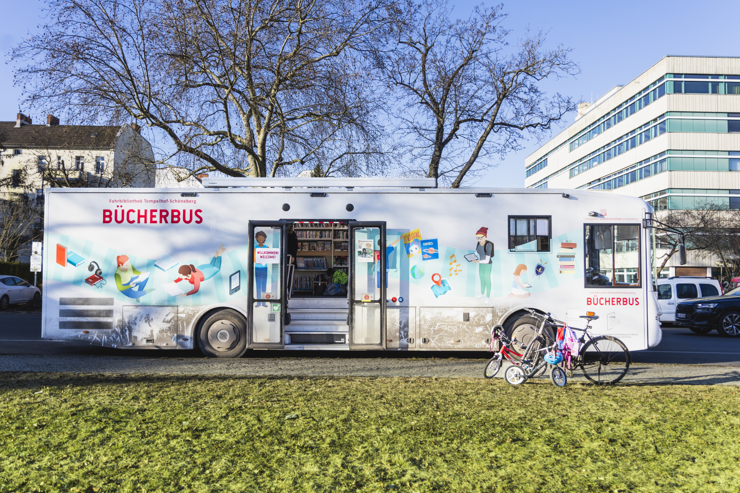 Bücherbus Außenansicht