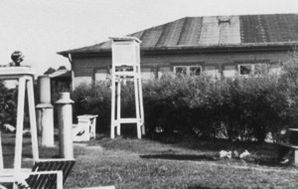 Abb. 23: Standort der Klimastation Dahlem auf dem Gelände des ersten Standortes des Meteorologischen Institutes der FU Berlin am Kibitzweg 20 (Zeitraum vom 01. Dezember (unsicher) 1949 bis 02. Oktober 1951)