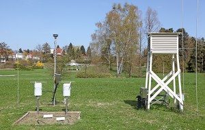 Abb.25: Aktueller Standort der Klimastation Dahlem auf dem Gelände des Botanischen Gartens Berlin an der Königin-Luise-Str. 6-8 (Zeitraum seit dem 12. Juli 1997)