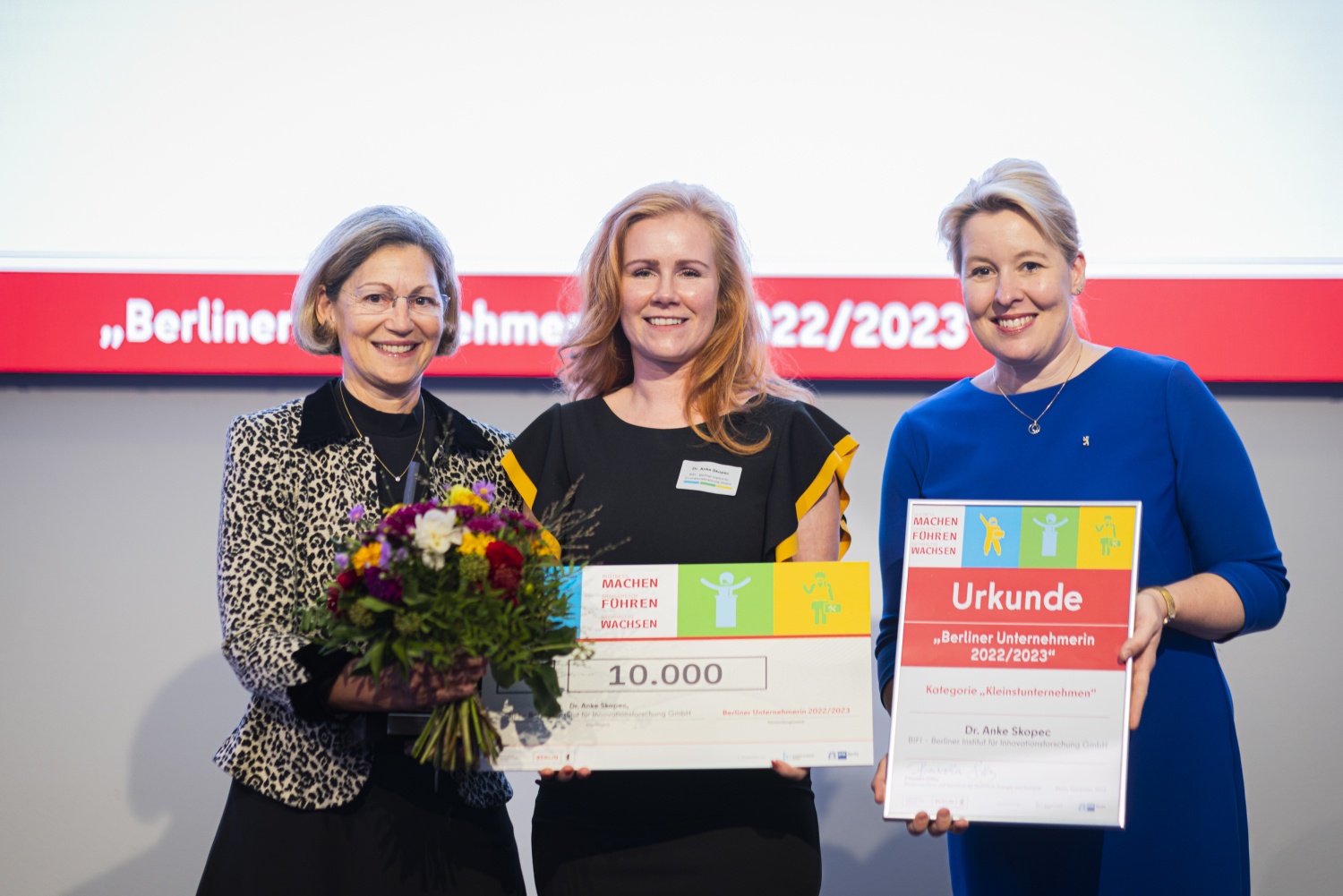 Preisverleihung Berliner Unternehmerinnen 2022/2023 