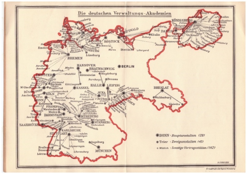 Verwaltungsakademien 1936