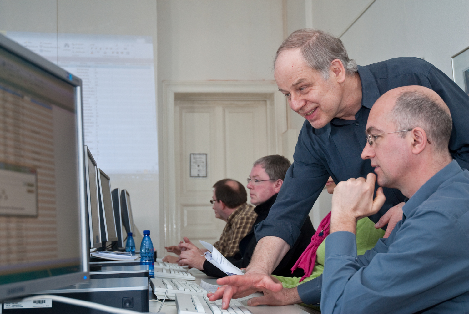 Im Kurs "Datenbanken mit Access" an der Volkshochschule Pankow