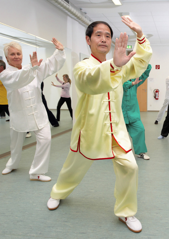 Im Kurs "Tai Ji Quan" an der Volkshochschule Pankow