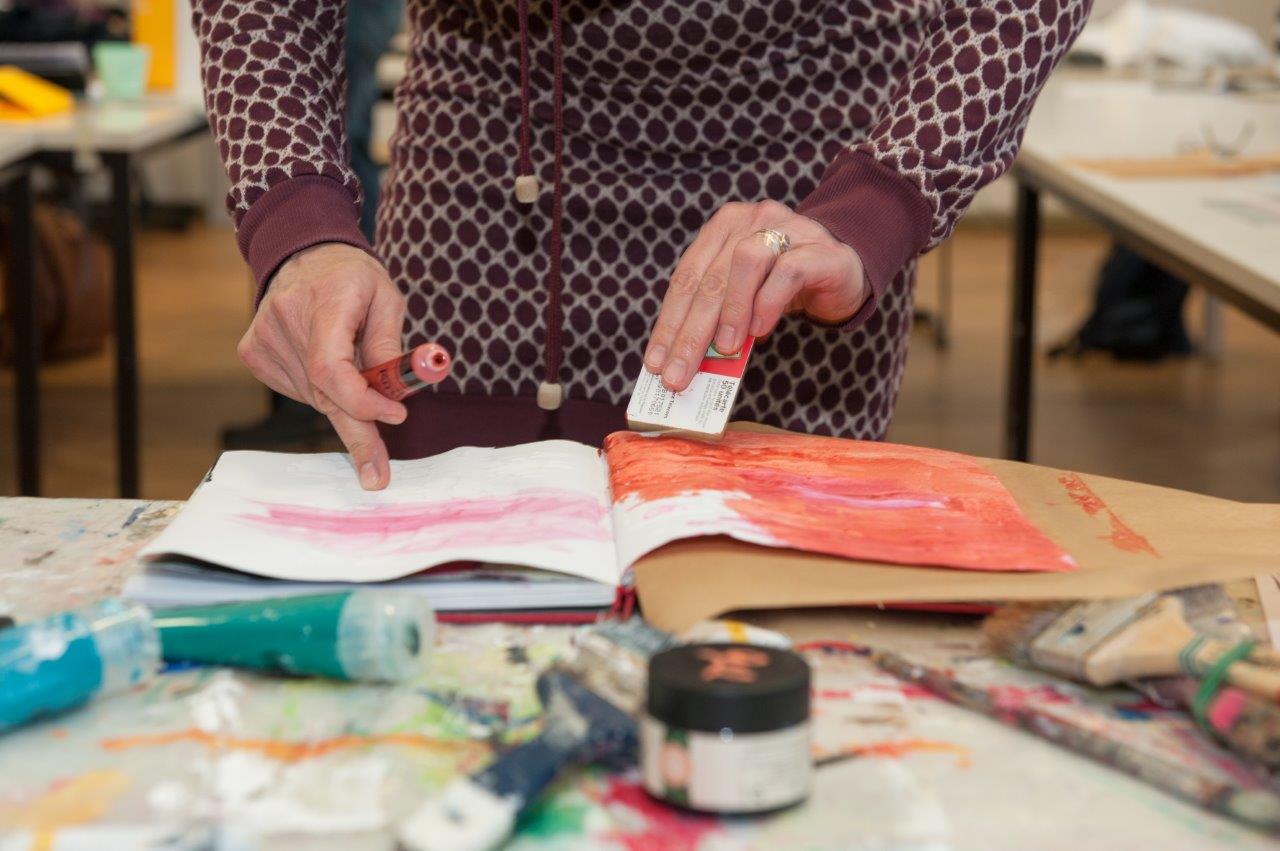 Art Journaling - Einblicke in den Kurs mit Anja Ehrenberg