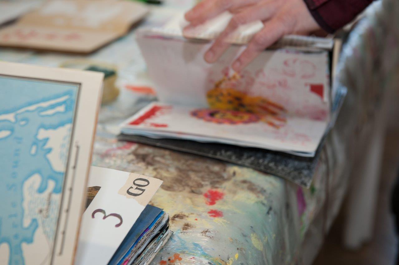 Art Journaling - Einblicke in den Kurs mit Anja Ehrenberg