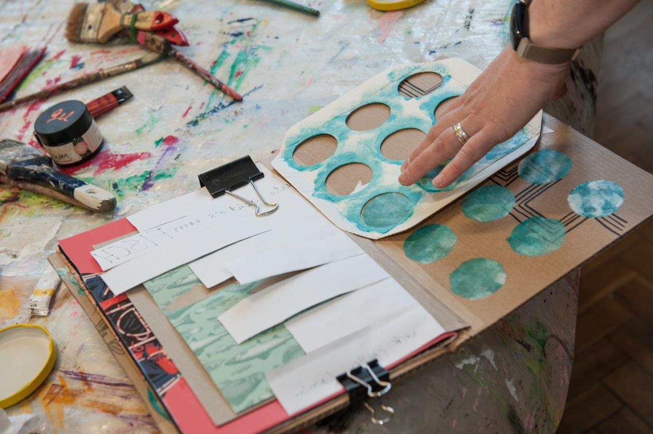 Art Journaling - Einblicke in den Kurs mit Anja Ehrenberg