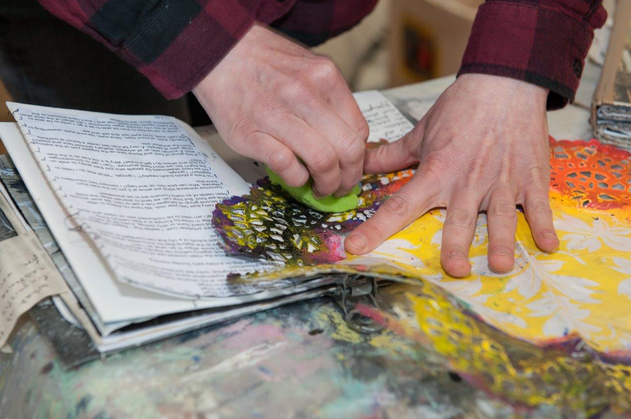 Art Journaling - Einblicke in den Kurs mit Anja Ehrenberg