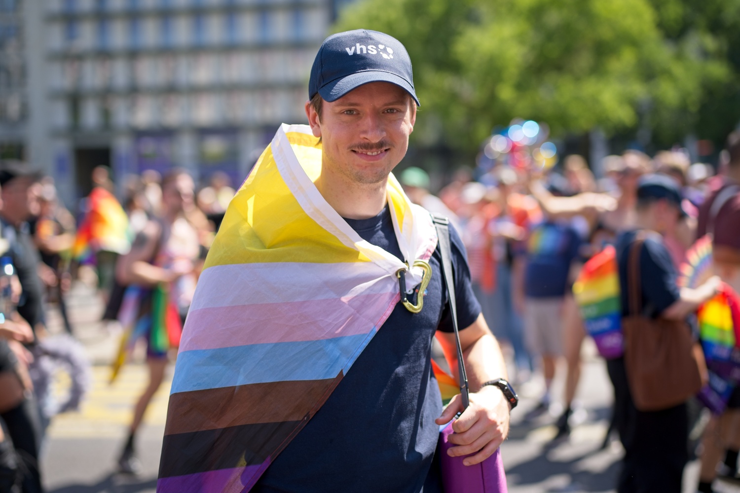 Demonstrant auf dem CSD 2026