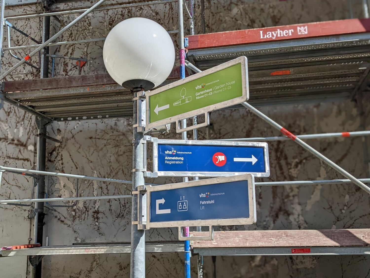 Wegeleitung Haus Antonstraße
